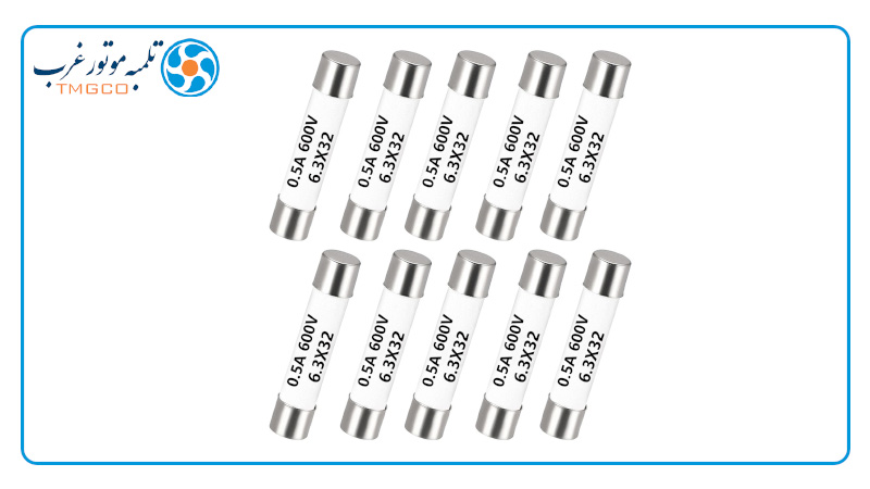چندین فیوز از نوع تندکار